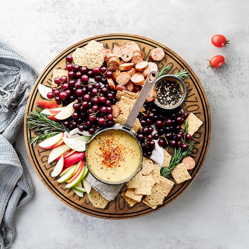 Bi茶llF相思木食物料理盘可旋转托 托盘实木餐盘.点心盘餐BH1118