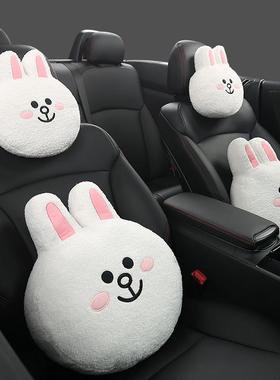 Linefriend卡通汽车枕47340，汽腰颈部支撑，车枕，可爱的汽车头