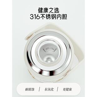 2VVanowan锈ow兰大容量保温杯女025新款不钢婴幼儿童水壶泡茶铃水