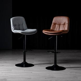 吧椅尊临家用简高脚台凳升降椅子代约凳子前台靠背高吧凳收银台现