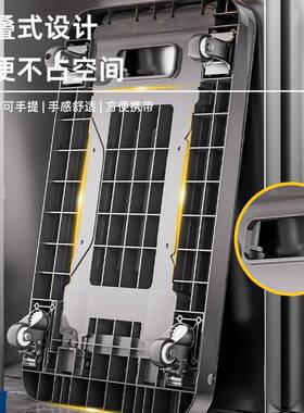 便携折叠手推车货便小拖搬车家用拉货单层运车平板拉JM-MM-ZX轻杆