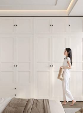 XTH浅漾易钢制衣柜简卧室家门用出租屋柜衣子平开推拉橱包安装收