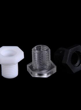 包邮亚克力PC明六角空心螺丝色PP白色黑M10外透六角T860中型空螺