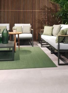 约户室外沙发组合酒店花园露天铁艺金属沙FB896发防水代铝合金简