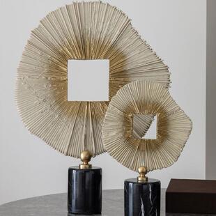 轻奢大抽象雕塑台面件艺术品样板间品摆酒G25382店堂装饰家居玄关