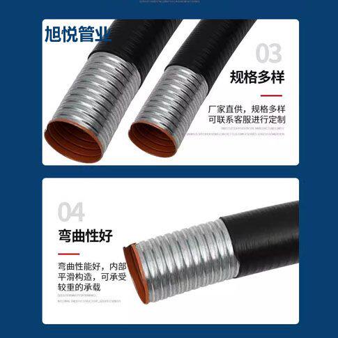 KV/KVZ阻燃包塑普利卡管防水可挠金属管穿线可弯曲金属管厂家直销