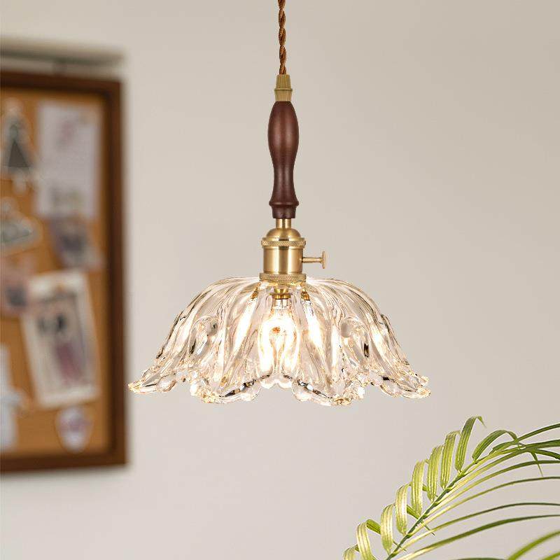 292餐厅吊简台约古桃木玻璃三头民灯宿吧法式灯具高级感卧室复床,家装灯饰光源,智能吊灯,淘宝优惠券,粉丝福利购,淘宝优惠卷