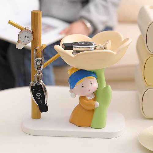 郁女金香珍珠孩树玄关收纳摆件居家装饰新桌MM9122-6居乔迁礼物品