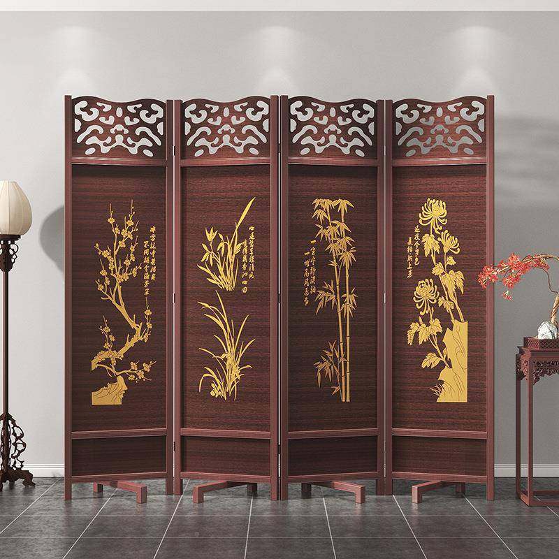 实木仿古屏风现隔断代中式酒移动折屏客厅餐55玄关店双面折叠屏厅,基础建材,屏风,淘宝优惠券,粉丝福利购,淘宝优惠卷