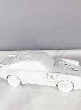 3537北侵欧现代样房型蚀板结晶艺术小汽车雕塑模摆件家居饰品