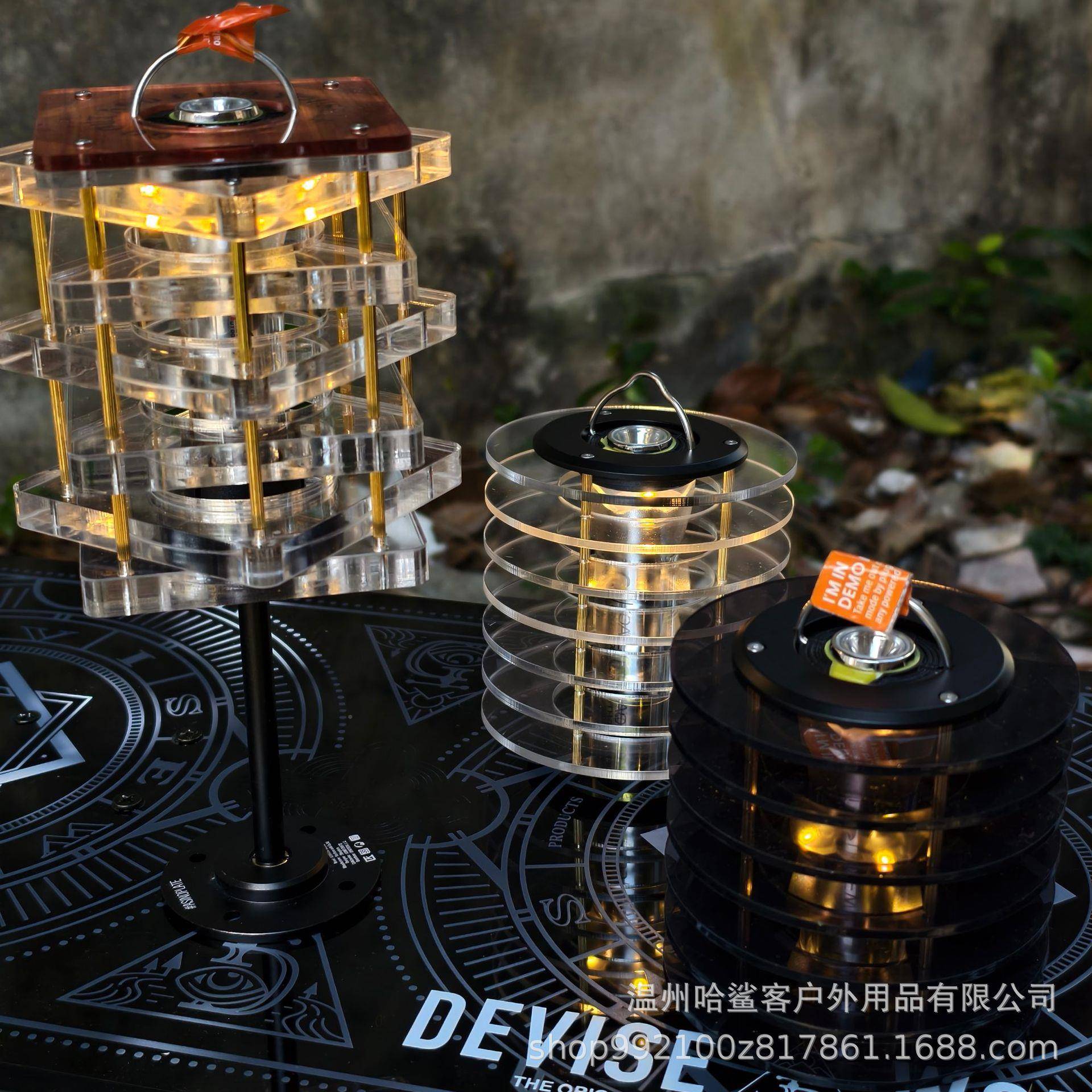 户外叠962嶂灯罩作goalzero灯38explroe露营配件手围灯衣氛配件