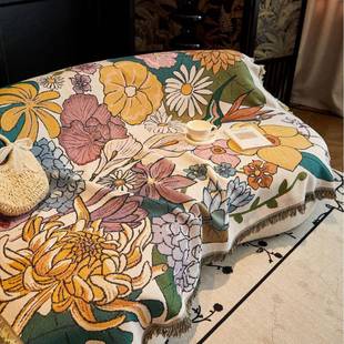 复发古美式 通用全轻奢级感NIK防尘沙发套罩巾盖 沙盖布防高滑四季