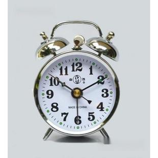 M古动发条上劲铃机械齿轮超大声闹钟金马属手蹄 复ZY1688 经典 老式