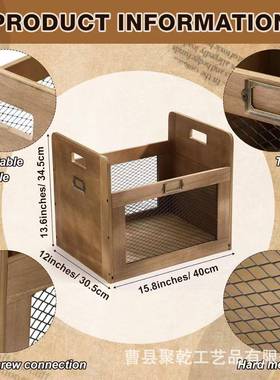 质黑胶唱片JQ09023收纳架木存带把手专辑CD陈列展示杂架实木书籍