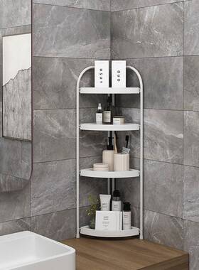 室转浴11745角置物架地卫生间落式多层收纳架三子角层架角落储物