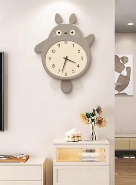 龙原木风款钟装饰画餐厅新XNC原猫木风装饰挂画钟表客厅时钟挂墙
