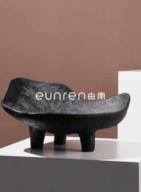 中式古风仿YN-GP226器果树复脂托盘摆件样板石房民宿酒店盘桌面创