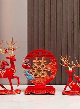 创意实用鹿摆件客ANZ-005厅电视家居居装饰品柜乔迁新礼品结物婚