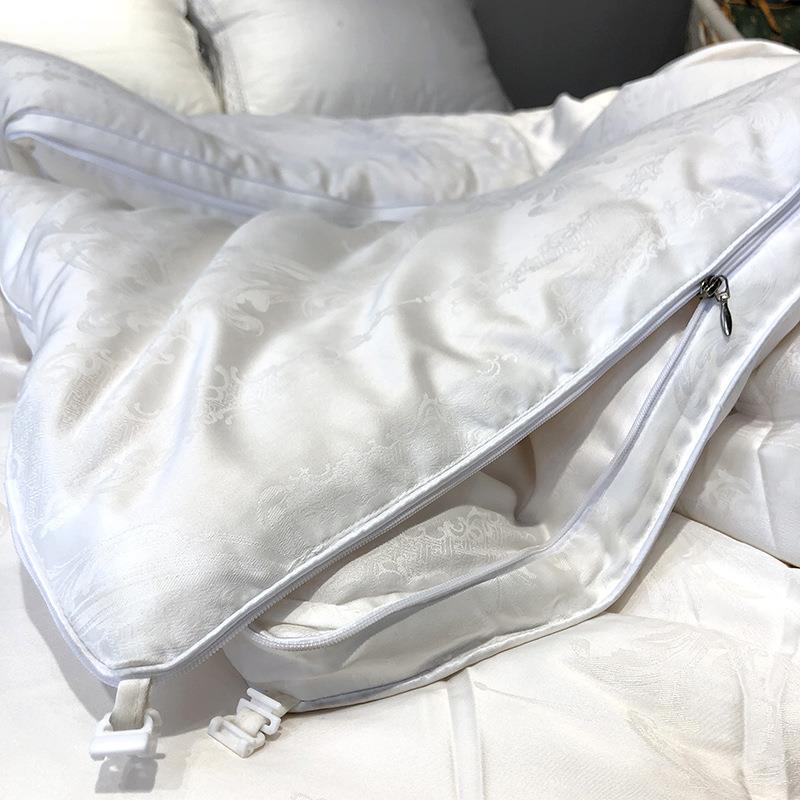 高端978299子婚庆60S木0本提花大豆纤维二合一母被四季被1斤加被