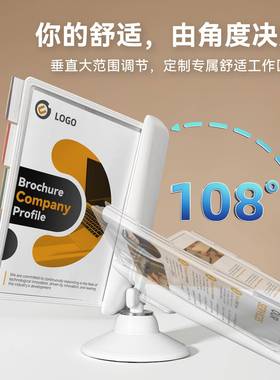 A4横翻页告件架广牌广告DM936D展示台价格牌10文页旋转件展示架菜