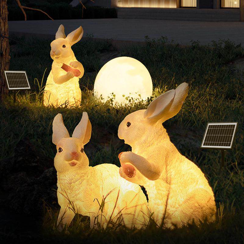 太阳光能兔子HNFY-SX1户外院物灯发动月球灯花园别墅园林草坪装饰,家装灯饰光源,景观庭院灯饰,淘宝优惠券,粉丝福利购,淘宝优惠卷