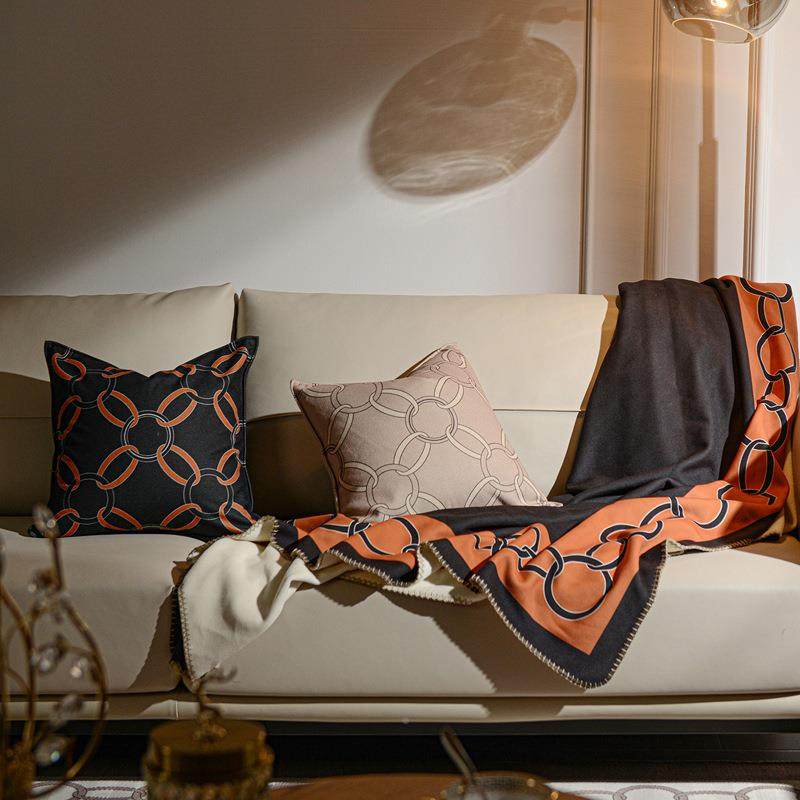 简棉绒印花枕客羊厅沙发护腰抱枕约轻奢H马方SZL靠垫芯,居家布艺,抱枕被,淘宝优惠券,粉丝福利购,淘宝优惠卷