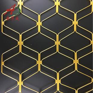 双花铝合金美格网可定尺寸网铝伸拉菱形防窗玻璃夹盗VNR层美格颜