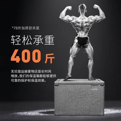 加厚EPP食品保温m箱泡沫箱食品配送冷热两用商用摆摊快餐盒饭送餐