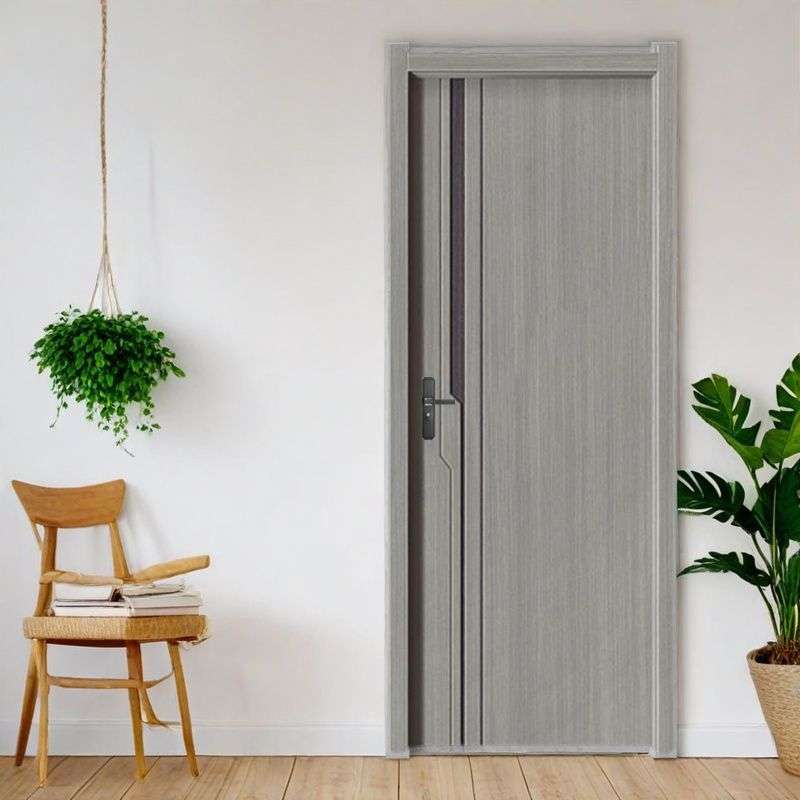 包安装隔音碳晶门房间卧室门室内门套装门包门框门套工装免漆木门图片