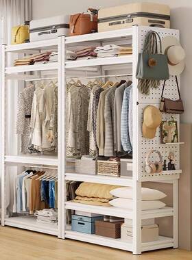 悦匠简易衣柜DIY放RGQ式置衣帽间架大子组合衣架物架彩色货架衣开