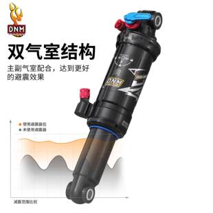 DN气压地避DNM-AO-3震器山自行车软尾速M降越野减M震器165/190/20