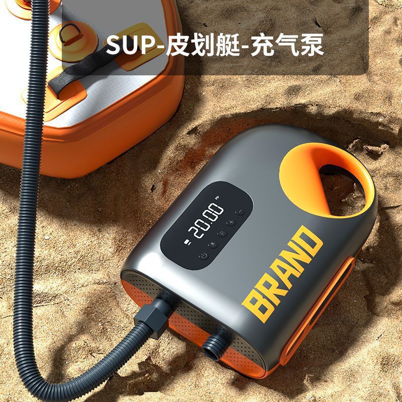 户外露营车载充气泵高压大功率电动充气泵便携无线充电皮划艇