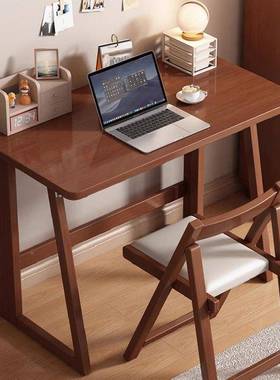 桌电脑桌RBU学生家用办书叠卧室可折电竞桌公椅套装工作台便携小