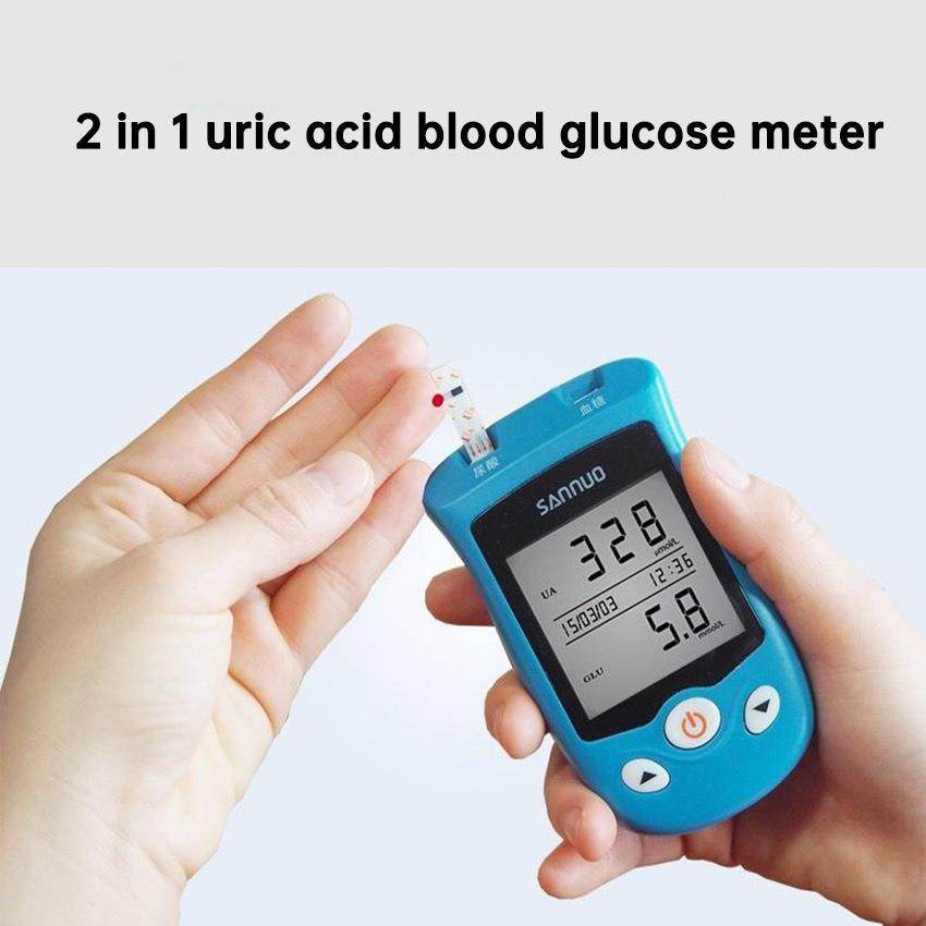 精血糖尿检测仪酸家用EA-12SA双功能高试准测测量血糖