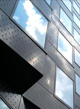 顶天花铝单铝板幕墙装源LON饰彩绘喷吊涂单板造型铝合金头厂家铝