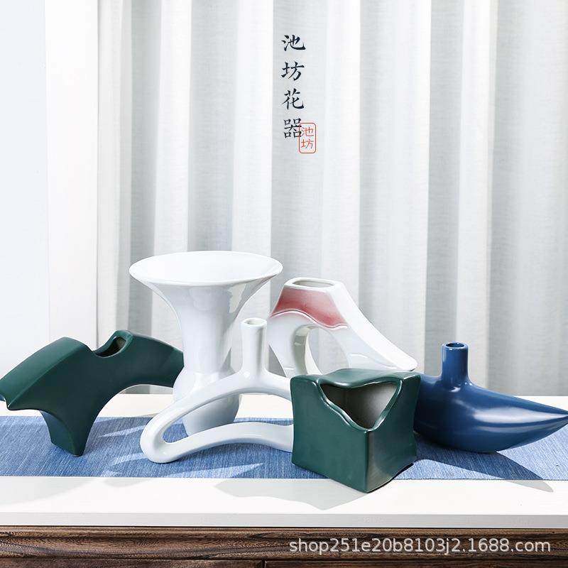 剑花盆山意日池坊式瓶标准生花立花插花花花器禅草月流异形插花器,家居饰品,花盆,淘宝优惠券,粉丝福利购,淘宝优惠卷