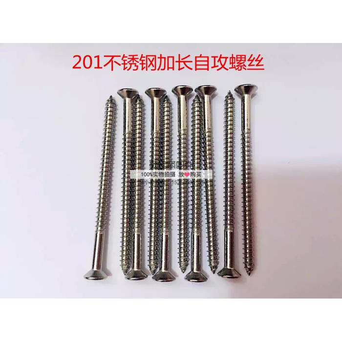 6E3X不锈钢21材质沉头自攻丝尖头103自0攻螺钉防腐木园林自攻钉M3