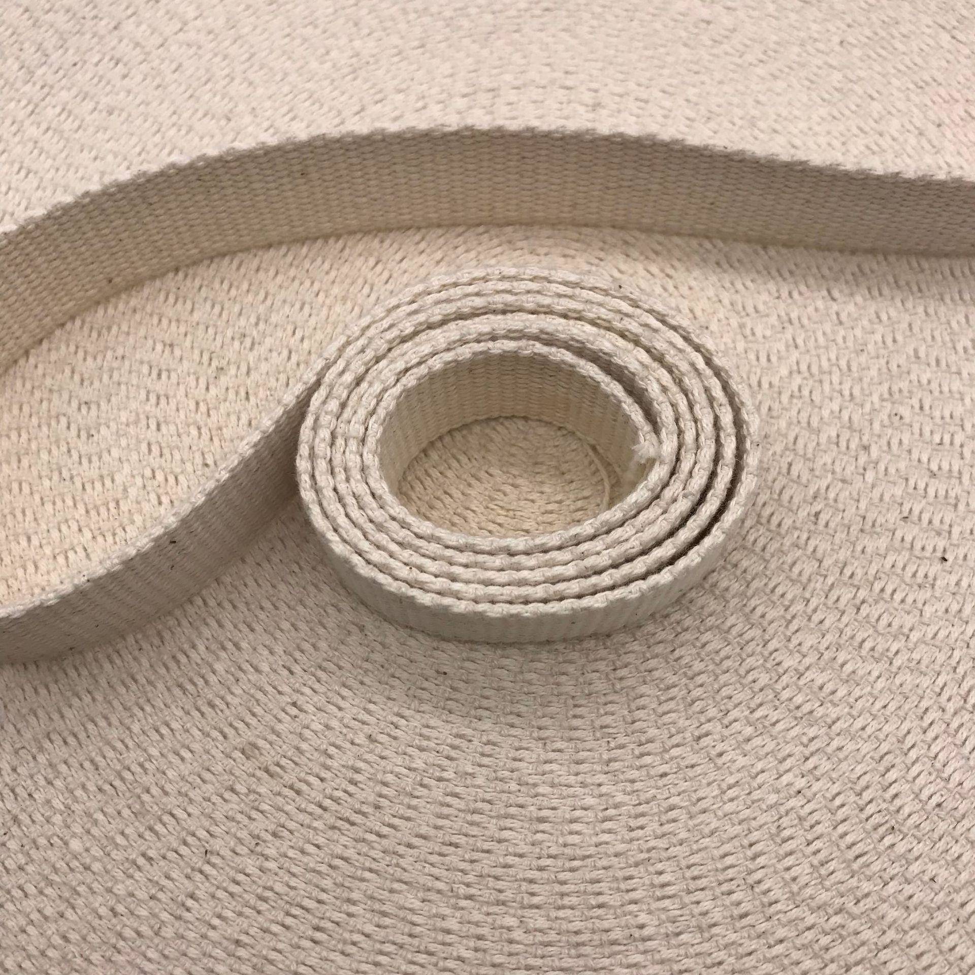 1.5/2/2.5/带3/4背/5c全棉珠纹包包边箱包帆布带编WME织m纯棉