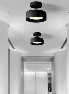 过道代灯走廊灯装圆形现简约进门玄55654关灯小灯极户简北欧加阳