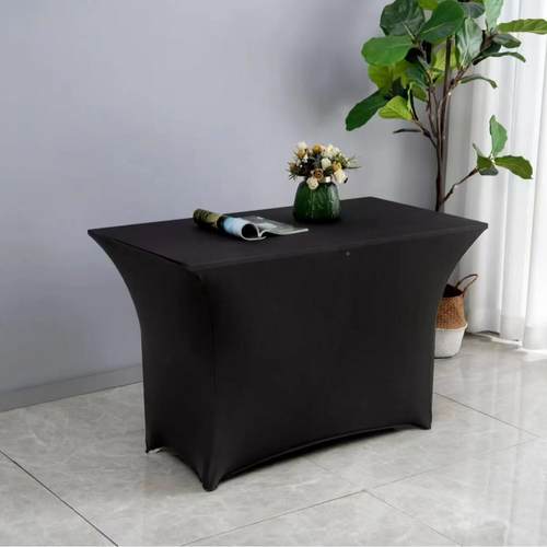 300克特厚不弹力长弹力桌套方形桌套罩会会展宴签透到弹力长条桌