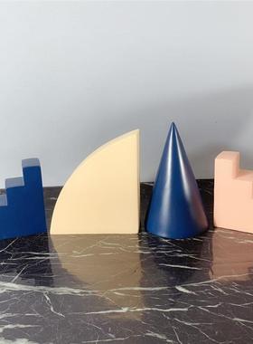 现简约几何立客体创3369装意模型摆件家居样板间厅橱窗饰品树脂摆