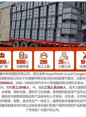 重庆周殖大转箱VMC塑料号养箱工业汽车配件防电静物流运输周转筐