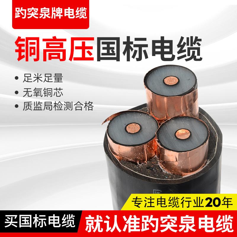 厂现货JYV220KV15K1V3家5KV高压电缆3435*70/95/120铜芯