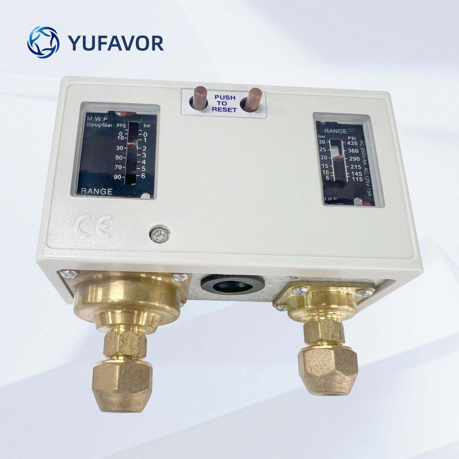 冷库机压YF-P720力力开关继电器空组调高低压保护手动复位冷干机