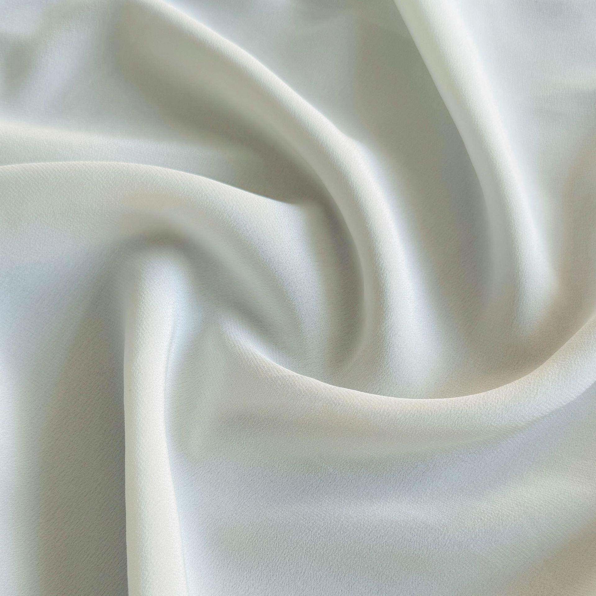 现货供应真混料纺面14mm人丝双绉140cm肌理真丝感人丝KAD丝交织布