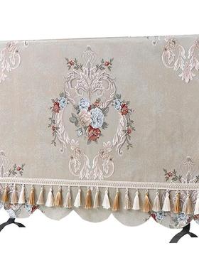 欧式布液晶电视机套防尘罩艺55寸65台式挂通用式视电柜桌布盖FS75