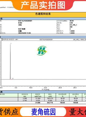 麦角硫99%麦角含123碱497-3硫0-3水溶报送码DMSS水溶因现货