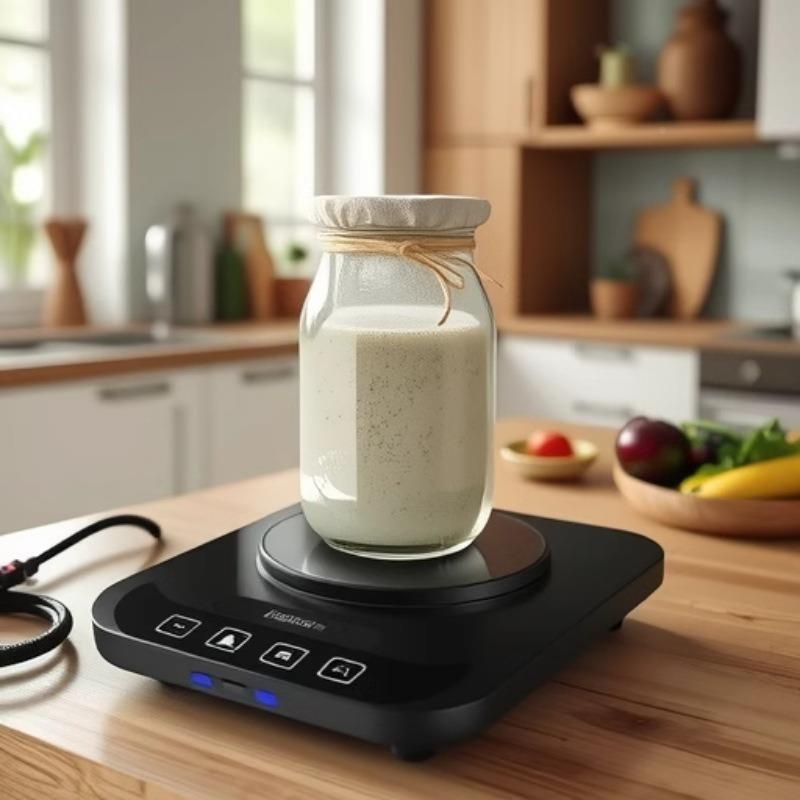 面包酵母发酵MS-0A器加热器70-100°酸F精确恒杯垫1小时2定时开温