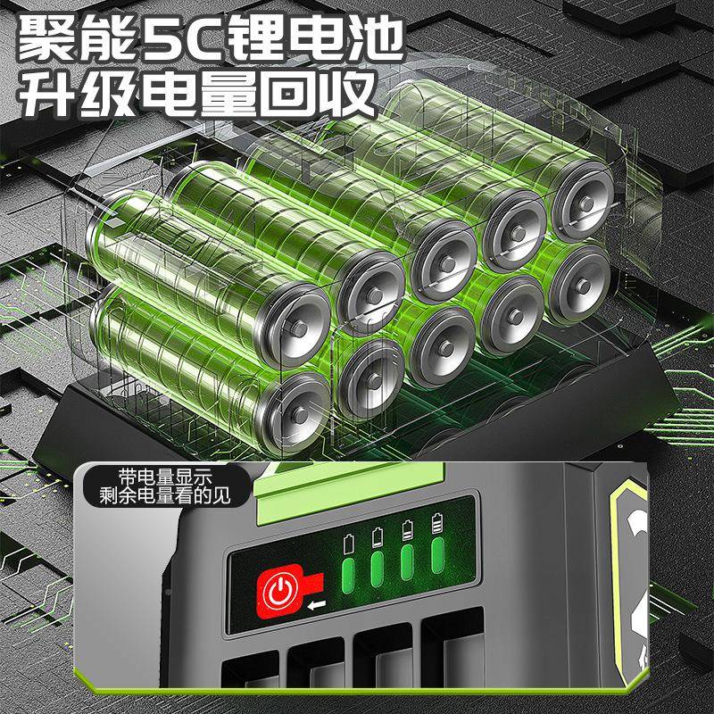 701新款电动电黄油枪挖专用24v充自锂电池全动高压注油机枪