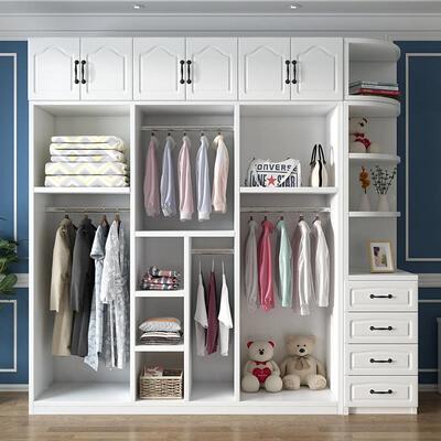 式衣柜加tj-1011顶柜家用储物柜简约代组欧合柜卧室大衣现橱家居